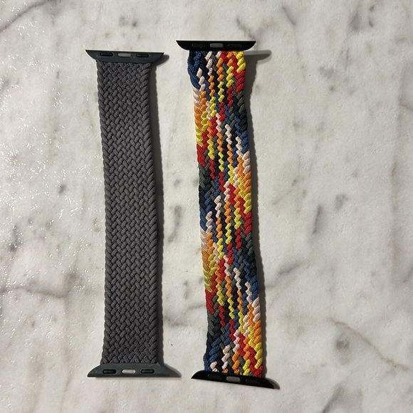 Bundle of Textured Solo Loop Apple Watch 38/40 Bands Sz XS - Picture 2 of 4